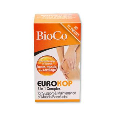 BioCo Eurokop 3 in 1 Complex - Viên uống hỗ trợ cơ, xương, khớp (Hộp x 60 viên)