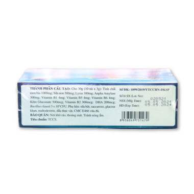 Bio-Baby G&P – Cốm sữa non hỗ trợ tiêu hóa, giúp bé ăn ngon miệng, hấp thu tốt (Hộp x 30 viên)