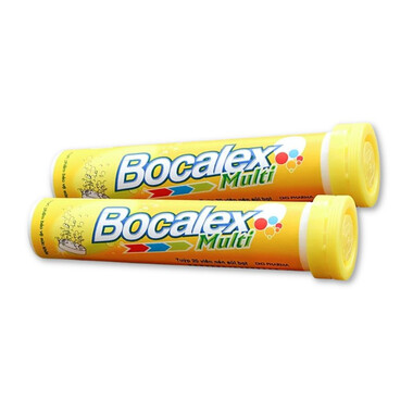 Bocalex Multi DHG - Viên sủi bổ sung multivitamin, hỗ trợ tăng sức đề kháng (Tuýp x 20 viên)