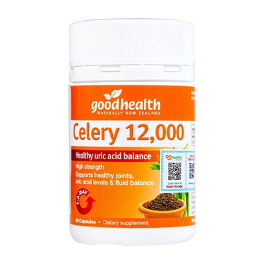 Celery 12000 GoodHealth - Hỗ trợ điều trị gout (Hộp 60 viên)