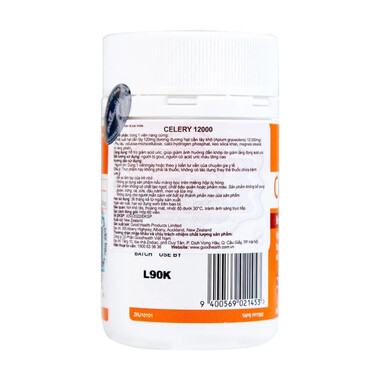 Celery 12000 GoodHealth - Hỗ trợ điều trị gout (Hộp 60 viên)