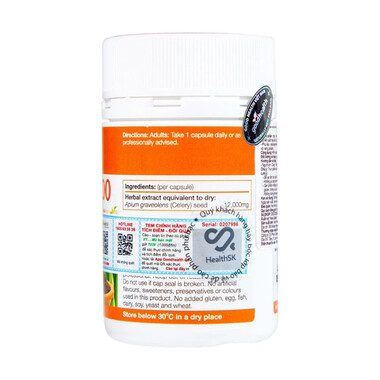 Celery 12000 GoodHealth - Hỗ trợ điều trị gout (Hộp 60 viên)