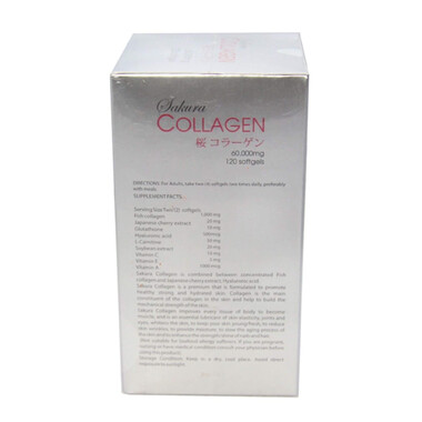 Viên uống Collagen Sakura Nhật Bản – Dưỡng da, giảm nếp nhăn, chống lão hóa