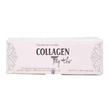 Viên uống Collagen Tây Thi: Giúp da căng mịn, chống lão hóa (20 vỉ x 6 viên)