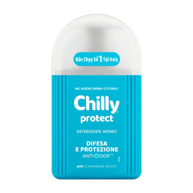Dung dịch vệ sinh Chilly Protect kháng khuẩn xanh dương (200ml)