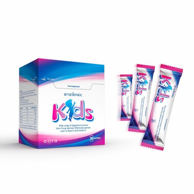 Enzymax Kids Tăng Cường Tiêu Hoá, Giảm Triệu Chứng Khó Tiêu Cho Trẻ (Hộp 30 Gói)