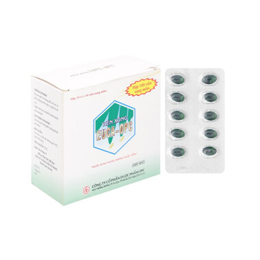 Euca-OPC - Viên xông sát khuẩn hô hấp, điều trị cảm mạo, cảm cúm (Hộp x 100 viên)