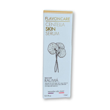 Flavoncare Centella Skin Serum - Tinh chất dưỡng sáng da, làm mờ vết thâm, sẹo, sạm, nám da (15ml)