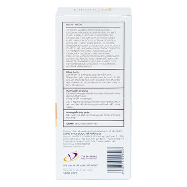 Gel Nano Thc Decumar 20g - Trị Mụn, Thâm, Mờ Sẹo