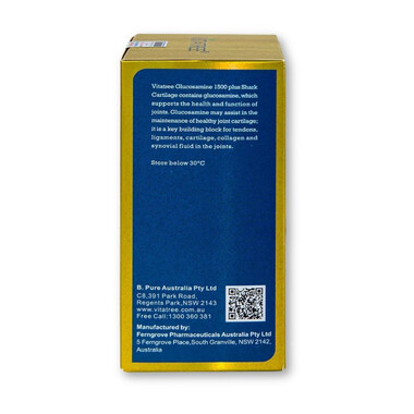 Vitatree Glucosamine 1500 Plus Shark Cartilage - Viên uống duy trì chức năng khớp (Hộp x 100 viên)