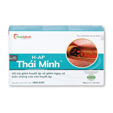 H-AP Thái Minh - Hỗ trợ giảm huyết áp (Hộp x 20 viên)