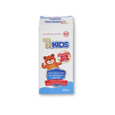 HKids - Siro kích thích ăn ngon, tăng đề kháng cho trẻ (120ml)