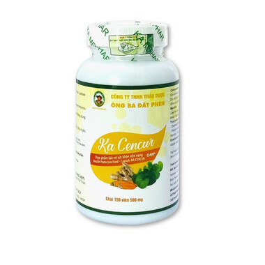 KA Cencur - Viên nang giải độc, mát gan, giảm cholesterol (Chai x 80 viên)