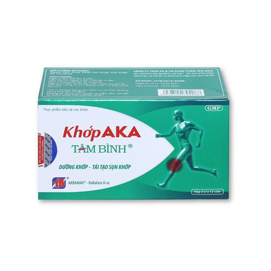 Khớp AKA Tâm Bình - Viên uống hỗ trợ giảm đau mỏi vai gáy, đau nhức xương khớp (Hộp x 60 viên)