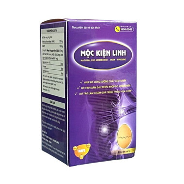Thực phẩm bảo vệ sức khỏe Mộc Kiện Linh - Hỗ trợ khớp và cột sống (Hộp 80 viên)