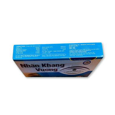 Nhãn Khang Vương - Viên uống hỗ trợ tăng cường thị lực (Hộp x 30 viên)