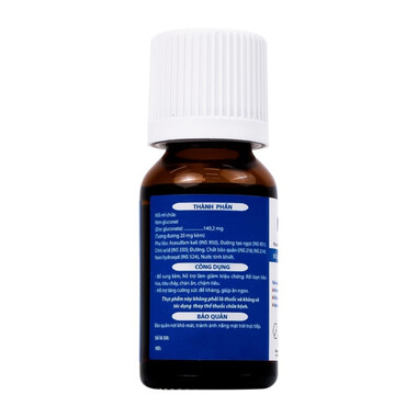NovoZinc Drops 15ml - Bổ sung kẽm hữu cơ, tăng đề kháng giúp bé ăn ngon