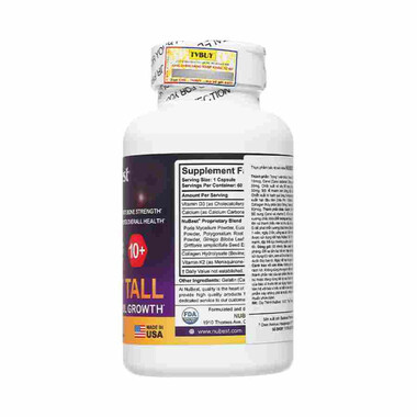NuBest Tall 10+ hỗ trợ phát triển chiều cao cho trẻ (Chai 60 viên)