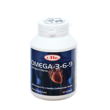 UBB Omega 3-6-9 hỗ trợ tuần hoàn, tốt cho mắt và não