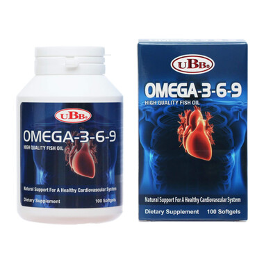 UBB Omega 3-6-9 hỗ trợ tuần hoàn, tốt cho mắt và não