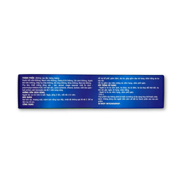 Phế Đan Thiên Bình - Hỗ trợ viêm họng, viêm phế quản (Hộp x 30 viên)