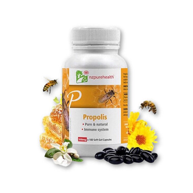 Nz Pure Health Propolis - Viên uống keo ong tăng sức đề kháng, làm đẹp da (Hộp x 100 viên)