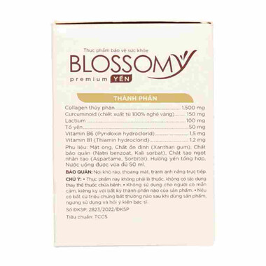 Rohto Blossomy Premium Yến đẹp da và tăng cường sức khỏe (Hộp 10 chai)