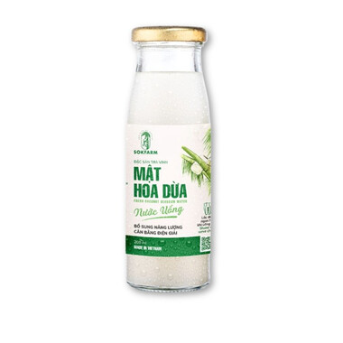 Sokfarm - Nước uống mật hoa dừa (200ml)