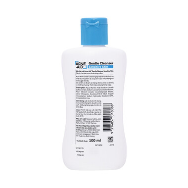 Sữa rửa mặt Acne-Aid Gentle Cleanser cho da nhạy cảm (100ml)