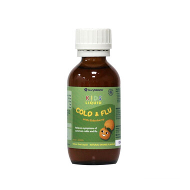 Thực phẩm bảo vệ sức khoẻ Henry Blooms Kids Liquid Cold and Flu with Elderberry (100ml)