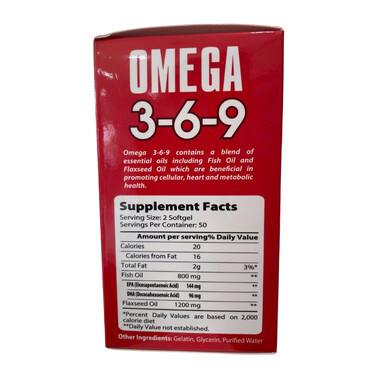 Thực phẩm bảo vệ sức khỏe Omega 369 (100 viên)