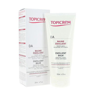 Topicrem AD Emollient Balm 200ml - Kem dưỡng ẩm giảm ngứa, kích ứng cho da khô