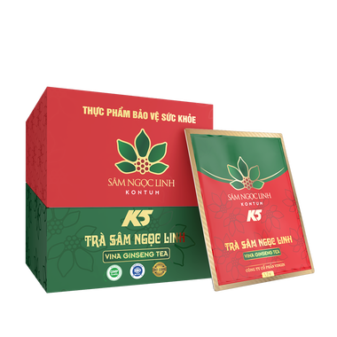 Trà sâm Ngọc Linh K5 Vina Giseng Tea