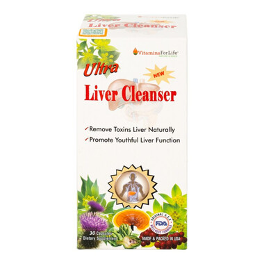 Ultra Liver Cleanser: Hỗ trợ giải độc gan, bảo vệ và tăng cường chức năng gan