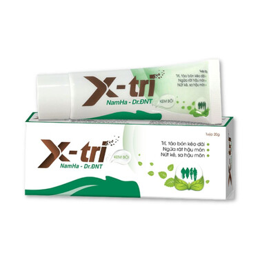X-tri Nam Hà - Kem bôi hậu môn, hỗ trợ trị trĩ (20g)