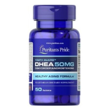 Viên uống Puritan’s Pride DHEA 50mg – Hỗ trợ cân bằng hormone, chống lão hóa hiệu quả (50 viên)