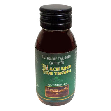 Dầu xoa bóp thảo dược Bách gia tiêu thống Xanh - Giảm đau nhức cơ xương khớp