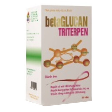 Betaglucan Triterpen – Hỗ trợ tăng cường sức đề kháng, chống oxy hóa (30 viên)