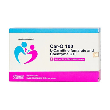 Viên uống Car-Q 100 Dankos - Hỗ trợ sức khỏe tim mạch, giảm nguy cơ biến
