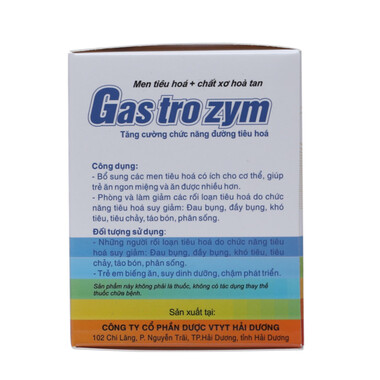Cốm Gastrozym – Bổ sung men tiêu hóa, hỗ trợ tiêu hóa khỏe mạnh