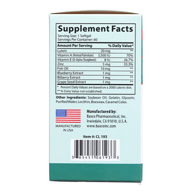 Viên uống Compound Lutein UBB – Bảo vệ mắt, chống ánh sáng xanh, hỗ trợ thị lực (60 viên)