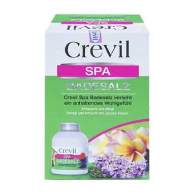 Crevil Spa Badesalz – Muối tắm trị mụn, tẩy da chết, thư giãn cơ thể