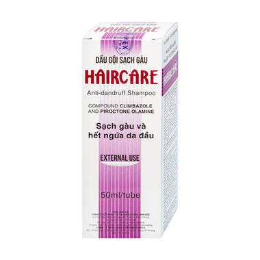 Dầu gội Haircare Bimex sạch gàu và hết ngừa da đầu (Chai 50ml)