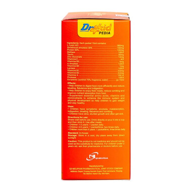 Dr4Kid Pedia – Hỗ trợ tiêu hóa, giúp trẻ ăn ngon, tăng cân