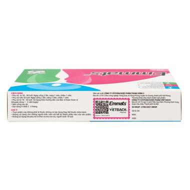 Viên uống Emmats TW3 hỗ trợ giảm nguy cơ lão hóa và cải thiện nội tiết tố (Hộp 20 viên)