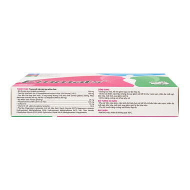 Viên uống Emmats TW3 hỗ trợ giảm nguy cơ lão hóa và cải thiện nội tiết tố (Hộp 20 viên)