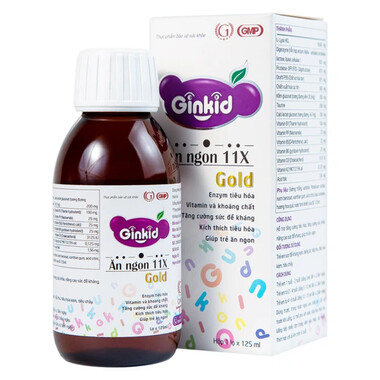 Siro Ginkid ZinC – Bổ sung kẽm, tăng sức đề kháng cho trẻ (125ml)