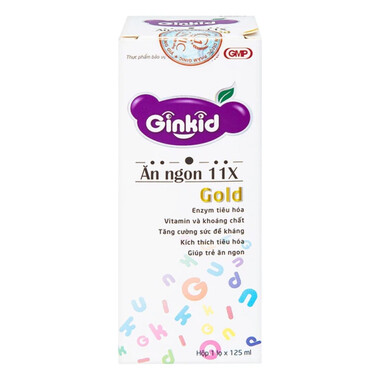 Siro Ginkid ZinC – Bổ sung kẽm, tăng sức đề kháng cho trẻ (125ml)