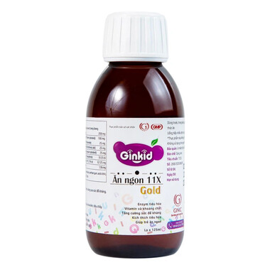 Siro Ginkid ZinC – Bổ sung kẽm, tăng sức đề kháng cho trẻ (125ml)