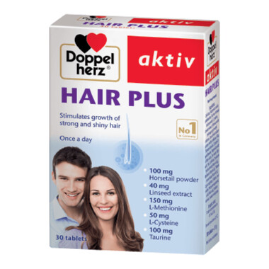 Hair Plus - Viên uống hỗ trợ giảm rụng tóc, giúp tóc chắc khỏe và bóng đẹp (30 viên)